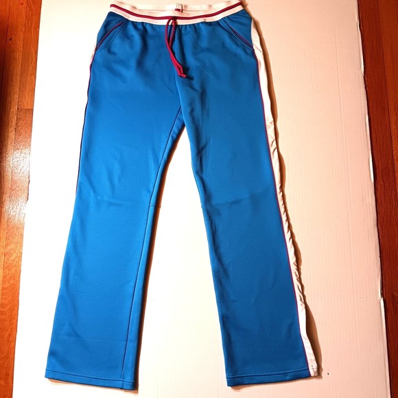 Nike Pants - Nike Pants Women M Blue Sphere Athletic Dry Moisture Wicking Yoga Jogging Swoosh